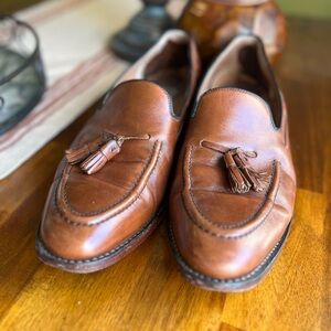 Johnston & Murphy Brown Leather Tassel Loafers
